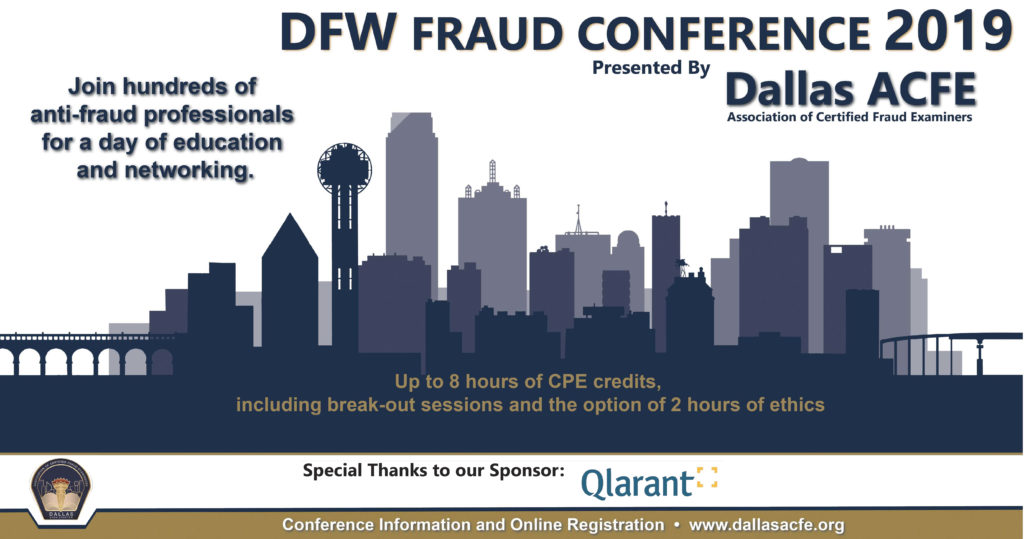 DFW Fraud Conference 2019 Banner