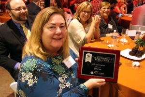 Sandy Love with 2017 Top Workplace Award