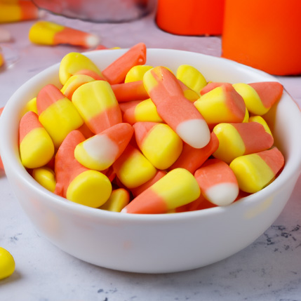 Candy Corn in bowl